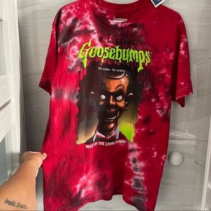 Goosebumps t shirt tye dye